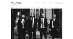 Desktop Screenshot of maxwellstringquartet.com